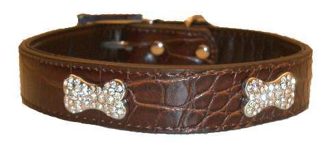 Hundehalsband Luxury Bones