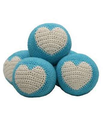 Spielball Blau mit Herz