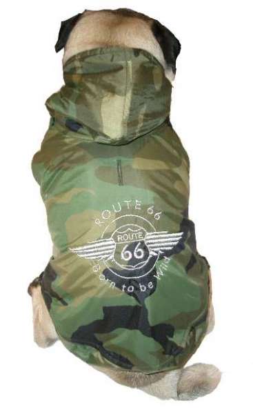 Hundemantel Route 66 Camou