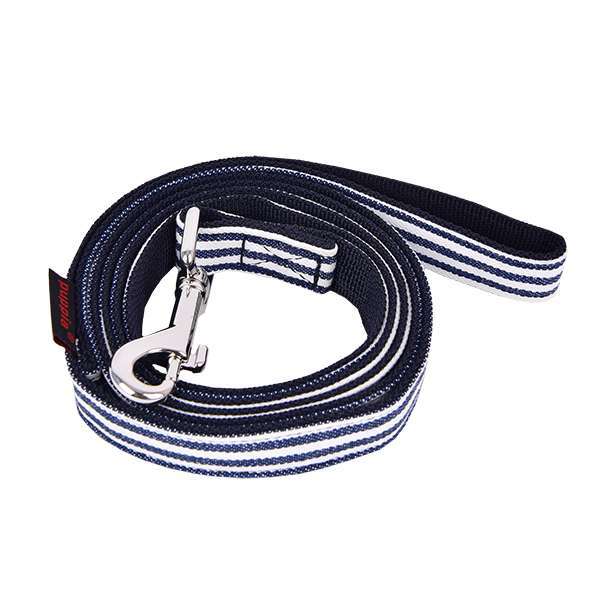 Puppia Hundeleine Bobby - Stripped Navy