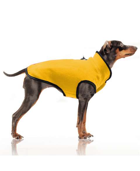 Fleece-Hundepullover Trekker - Gelb