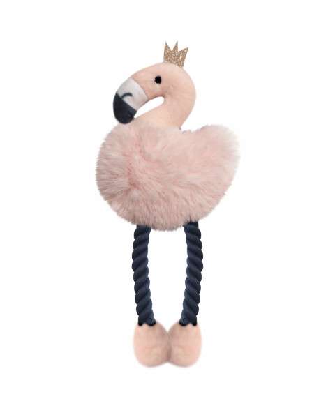 Milk & Pepper Hundespielzeug Fluffy Flamingo