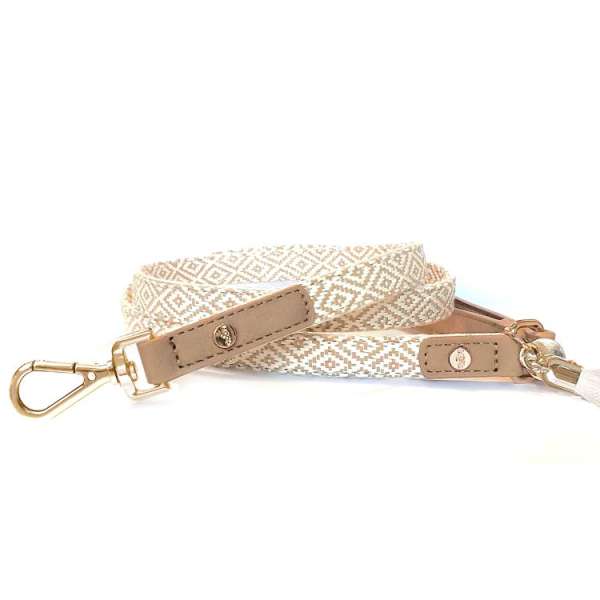 Hundeleine IBIZA - Beige-Ecru