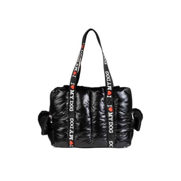 Designer Hundetasche Flame - Black