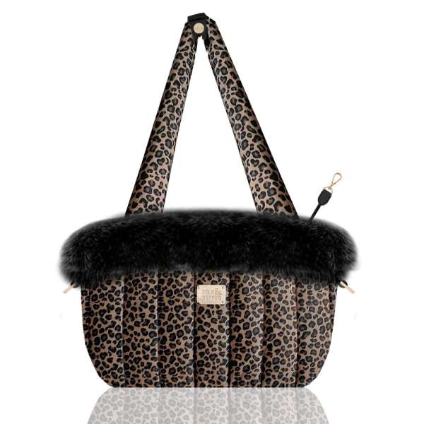 Hundetasche Nanouk - Leopard Chocolate