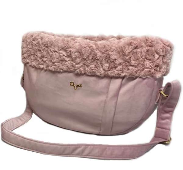 Luxus Hundetasche City - Puderrosa