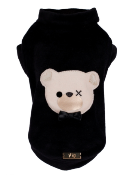 Hundepullover Lovely Bear - Black