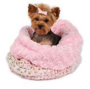Hundedecke Cuddle Cup Bed Leo/Rosa
