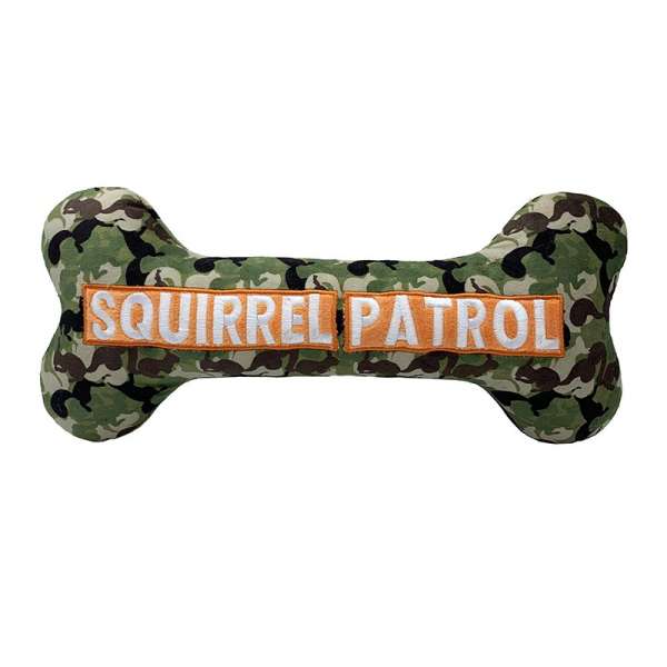 Hundespielzeug Squirrel Patrol Bone