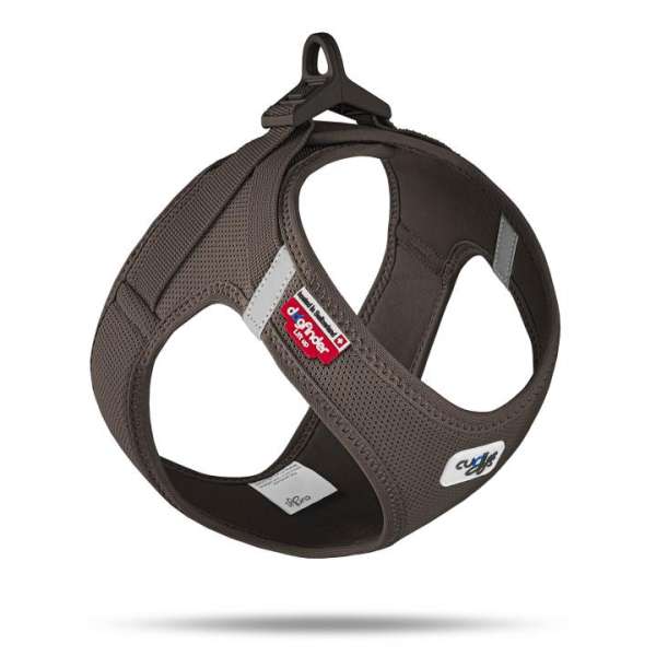 Curli Hundegeschirr Air Mesh Neues Modell Clasp - Braun