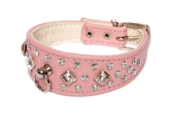 Hundehalsband Bellagio - Rosa