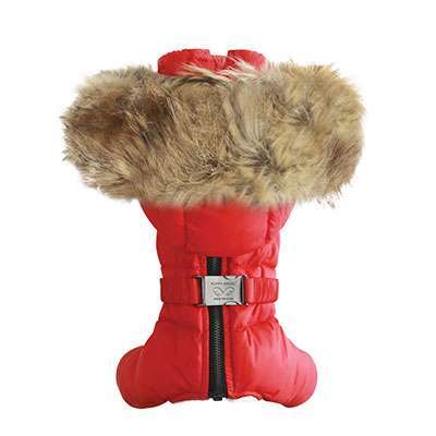 Hunde-Overall St. Moritz - Rot