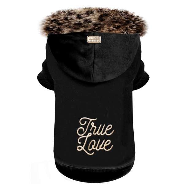 Milk & Pepper Hunde-Sweater True Love - Black