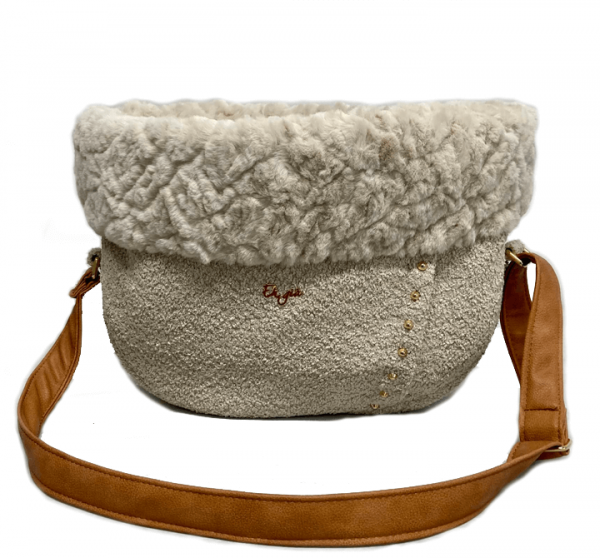 Hundetasche City - Crema