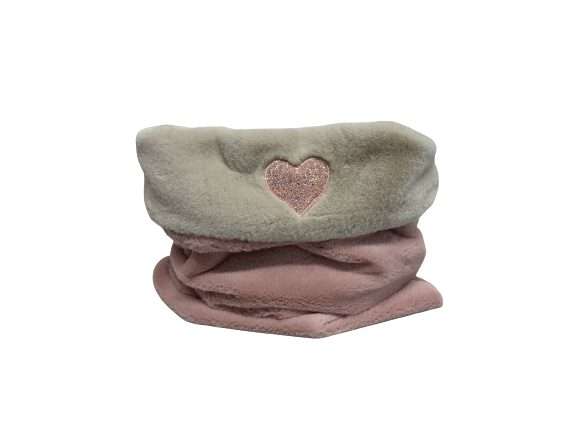 Hundedecke Cuddle Cup 3 in 1 Rosa-Creme - Heart