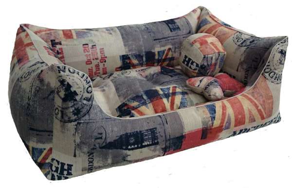 Hundebett Union Jack - Color