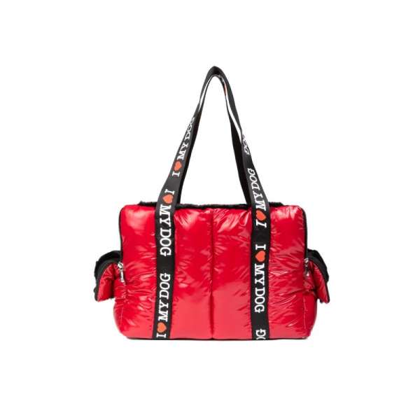 Designer Hundetasche Flame - RED