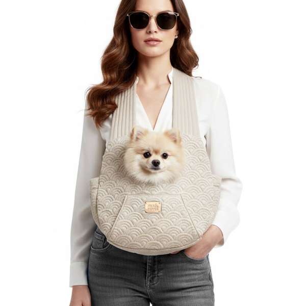 Hundetasche FRONT BAG Yoshi - Beige