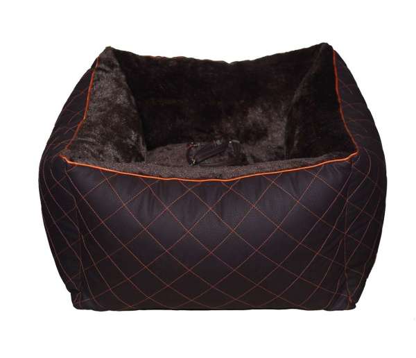 Hunde-Autositz First Class Deluxe - Chocolate-Pony