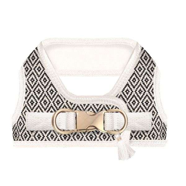 Hundegeschirr Ibiza Black & Ecru