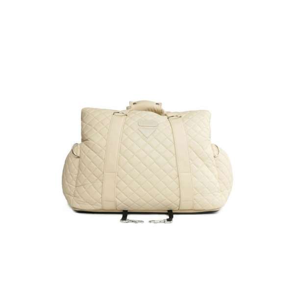 Hunde-Autositz 3 Way ALL PU 3 in 1 - Beige