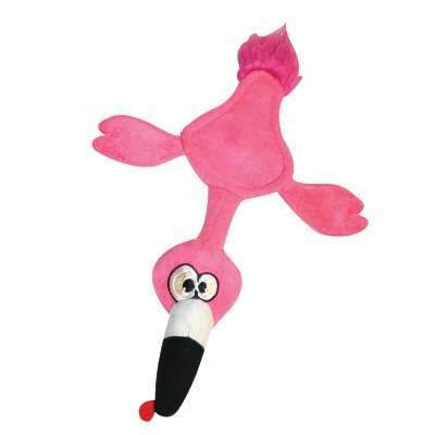 Hundespielzeug Flat Pink Flamingo
