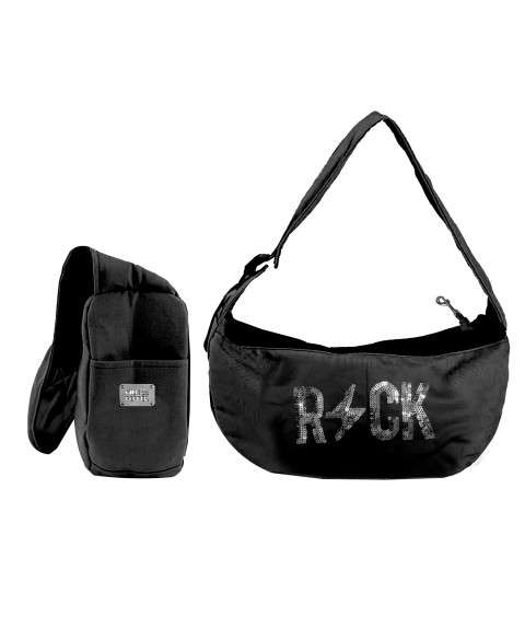 Hundetasche City Sling Rock - Black