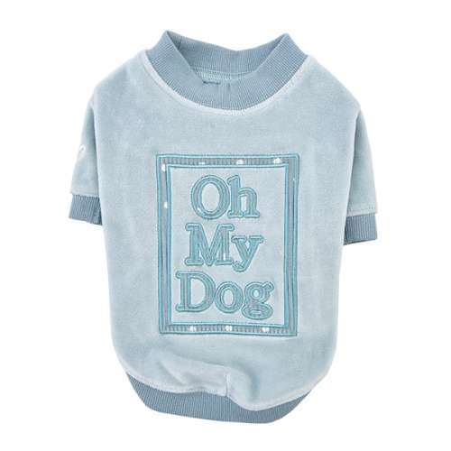 Hundepullover Oh my dog - Hellblau