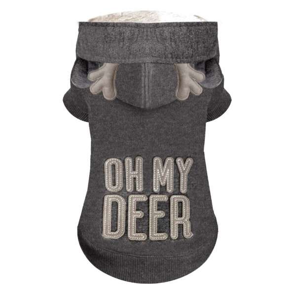 Milk &amp; Pepper Hunde-Sweater DEER - Grau