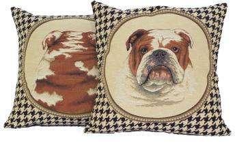 English Bulldog Gobelinkissen