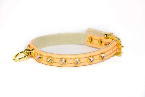 Hundehalsband Little Paris - Apricot