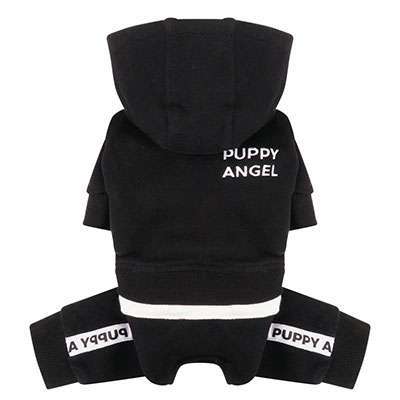 Hunde-Overall Angels Basic - Black