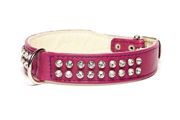 Hundehalsband St. Tropez - Fuchsia