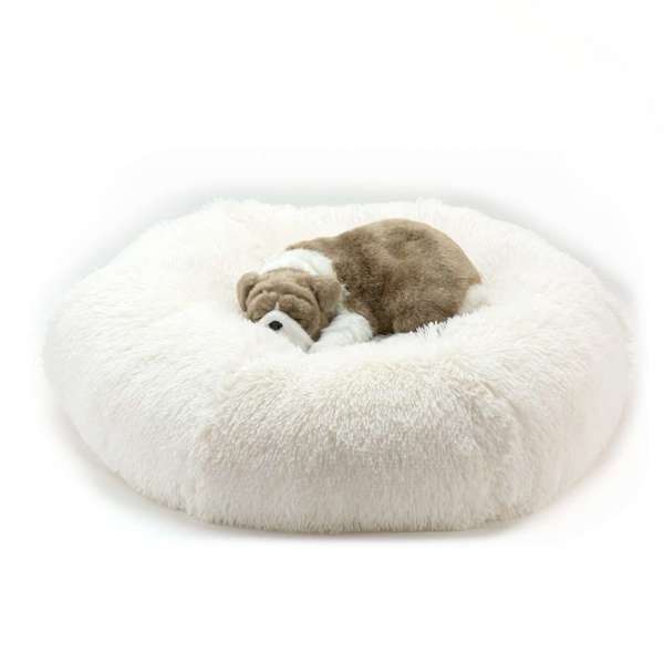 Hundebett Donat Cream Shag