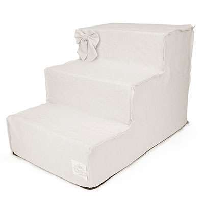 Hundetreppe Linen - Weiss
