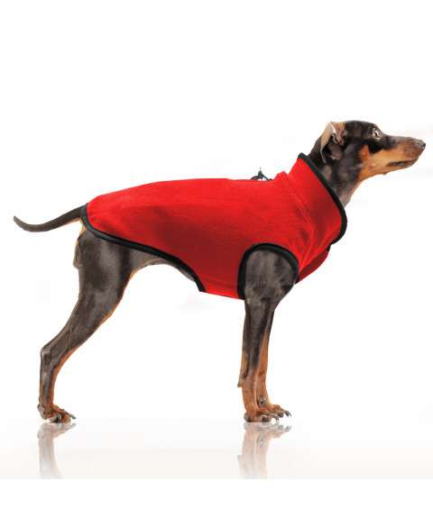 Fleece-Hundepullover Trekker - Rot