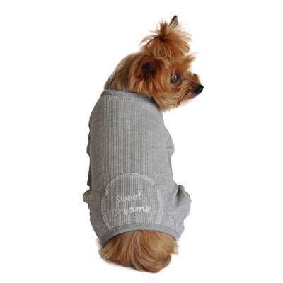 Hunde-Pyjama Sweet Dreams - Grey