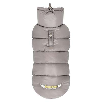 Gesteppter Hundemantel Alpin Down Padded Vest - Grau