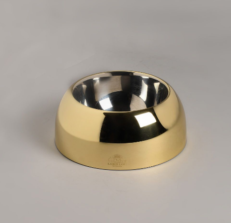 Designer Hundefressnapf Capri - Gold Bowl