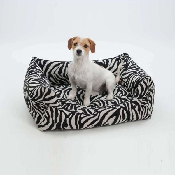 Hundebett Zebra