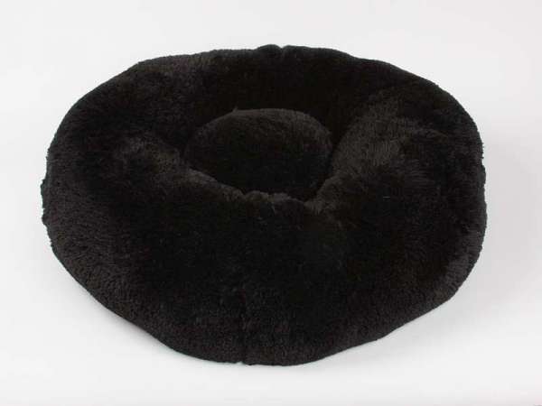 Designer Hundebett Soft Shag - Black