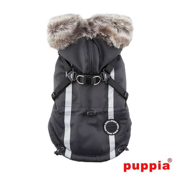 Hundemantel Clark - Black inkl. Geschirr & ID TAG