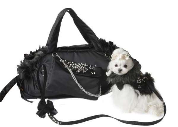 Luxus Hundetasche Mon Cherie´- Black