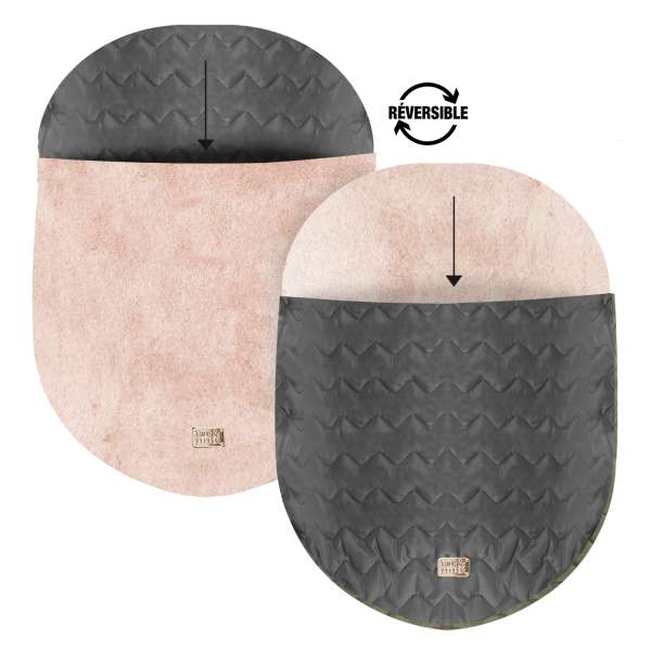 Schlafsack Megeve Cocon - Grey-Rosa