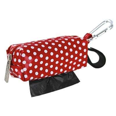 Kotbeutelspender Funny Dots - RED