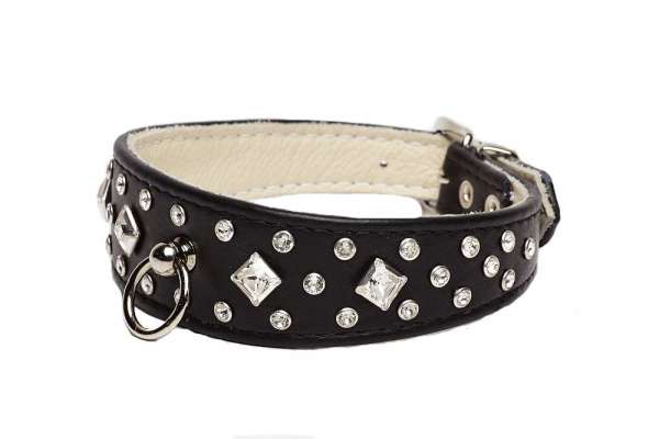 Hundehalsband Bellagio Black