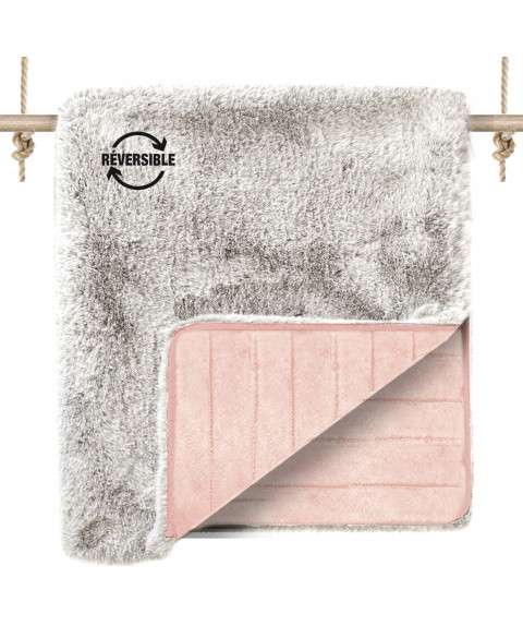 Milk & Pepper Hundedecke - Rosa-Hellgrau