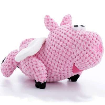 Hundespielzeug Flying Pig