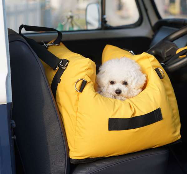 Hunde-Autositz 3 in 1 PETRARI- YELLOW