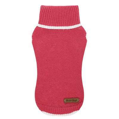 Hundepullover Turtleneck Cashmere - Pink